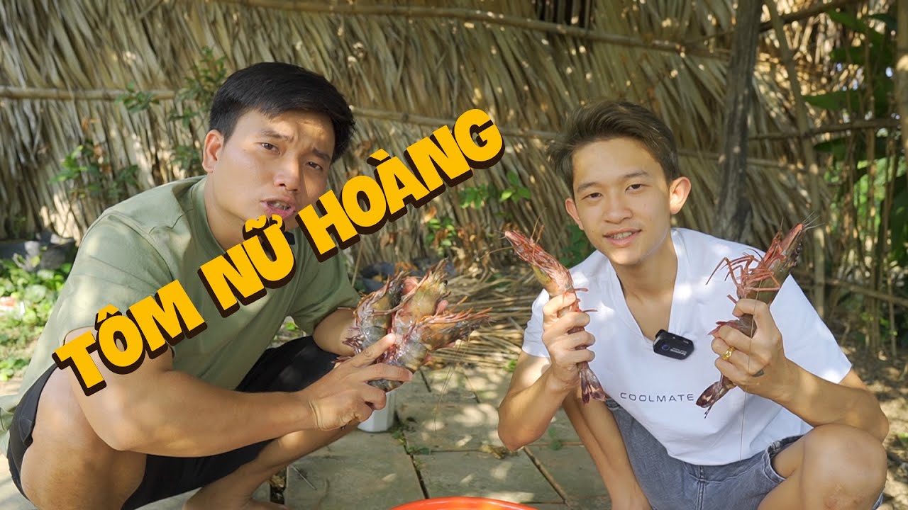 Tú Ra Tay Làm Tôm Nữ Hoàng Nướng - YouTube