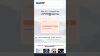🚀Convert any text into superscript in just1click!No downloads,no apps100%free👉 Try now: Link in Bio