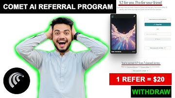 Comet Browser Refer and Earn | Perplexity Cashback Offer