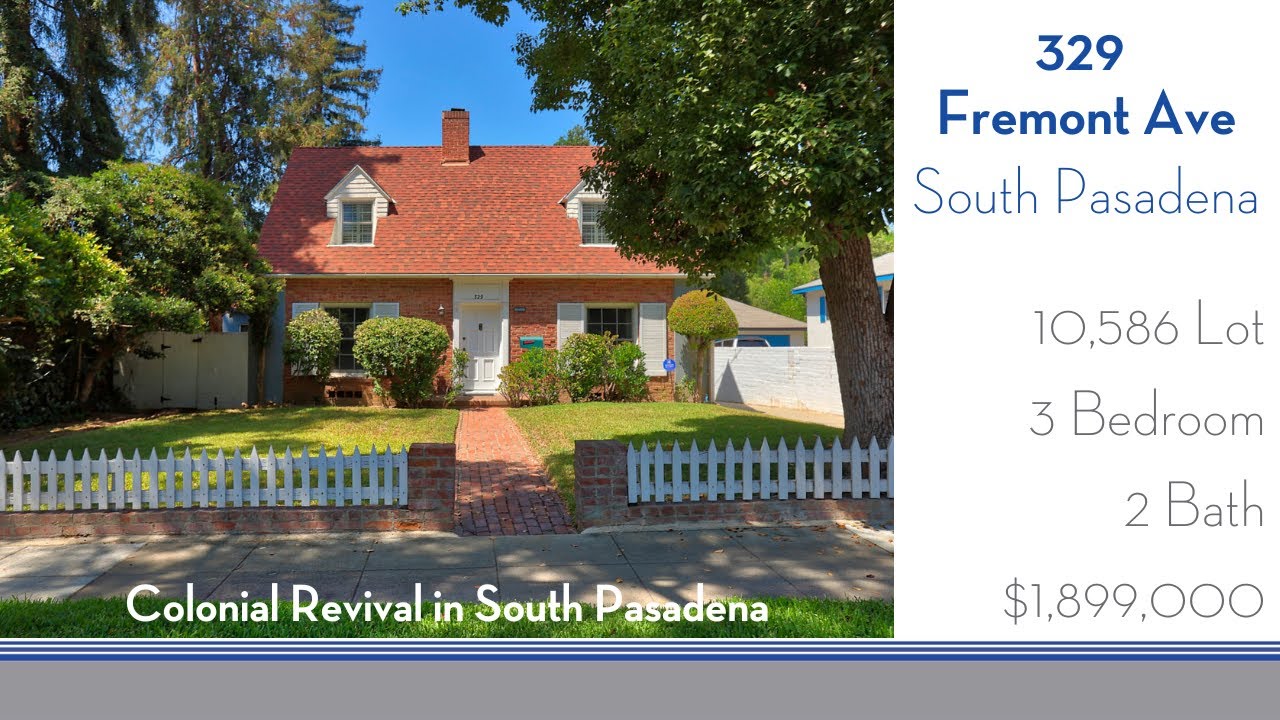 South Pasadena Colonial Revival – Large Flat Lot – Guest House