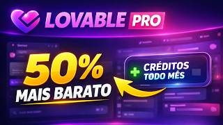 Contas Lovable Pro BARATO em 2026 (Desconto Real + Mais Créditos)