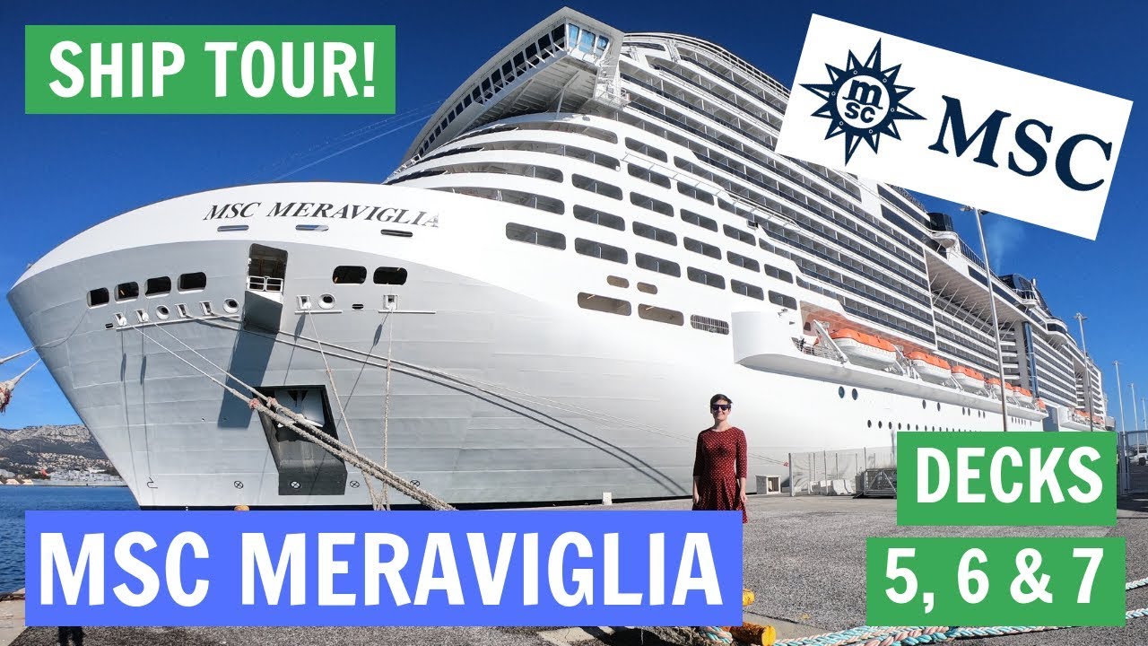 MSC Meraviglia Ship Tour - Restaurants, Bars and Lounges