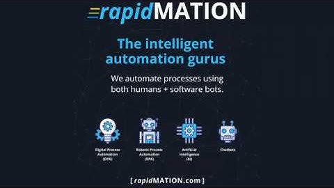 rapidMATION Webinar   A new generation of chatbots, is your business ready