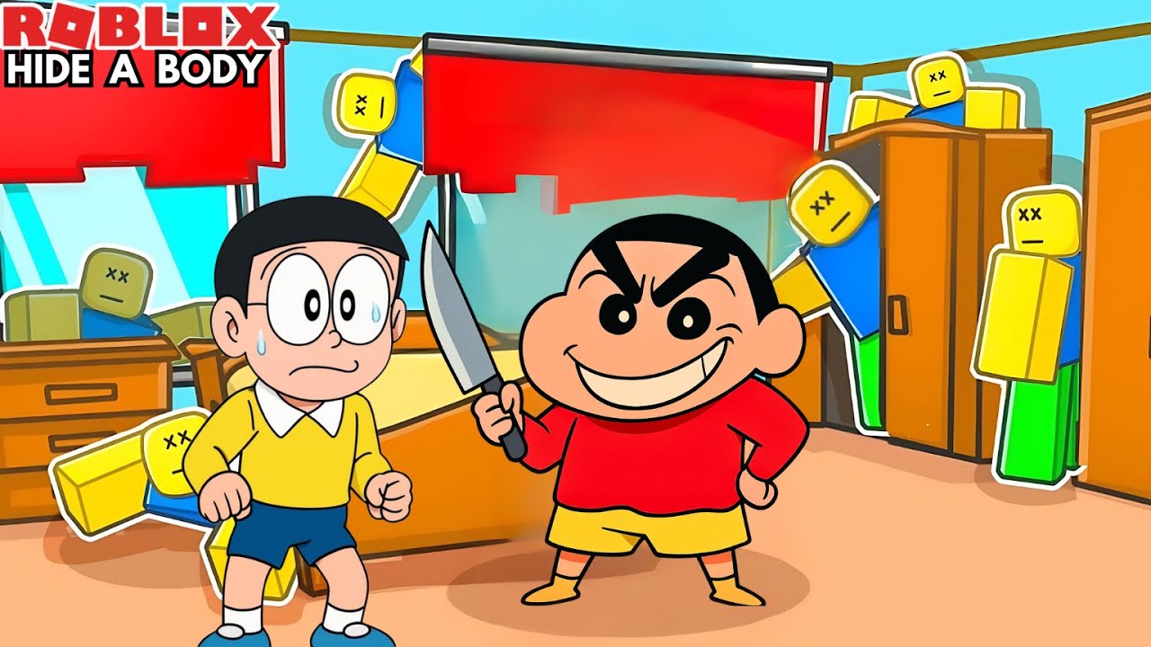 Hide The Body Gameplay in Tamil | GAMING WITH SHINCHAN