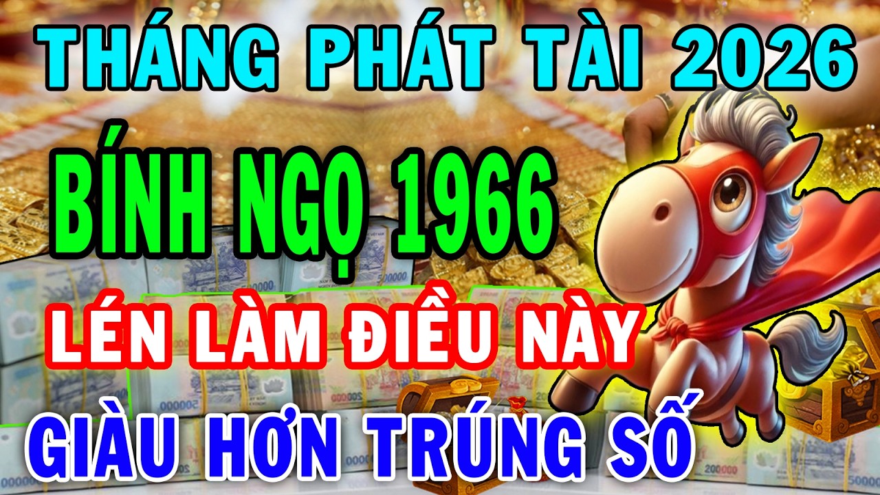3 Tháng Phát Tài Lớn Nhất 2026 Bính Ngọ 1966 Lén Làm Điều Này Trời Cho Giàu Tiền Bạc Ùn Ùn Kéo Về
