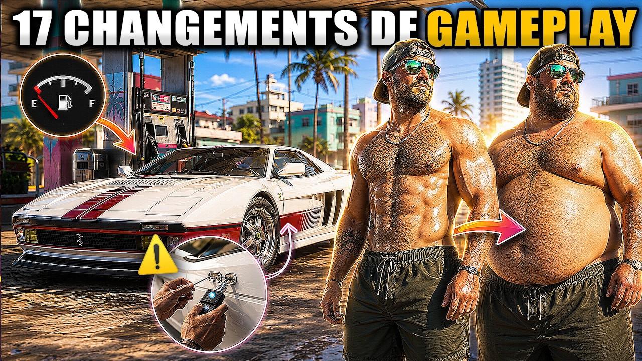 GTA 6 : 17 Mécaniques de GAMEPLAY que Rockstar a TOTALEMENT CHANGÉ (Véhicule, Combat, Inventaire,…)