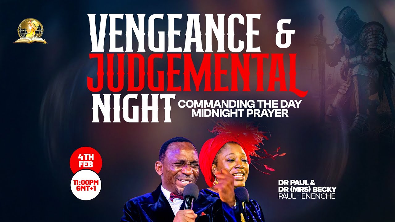 COMMANDING THE DAY MIDNIGHT PRAYER || VENGEANCE & JUDGEMENTAL NIGHT || 04-02-2026