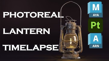 Autodesk Maya 2023, Substance Painter - Photoreal Lantern