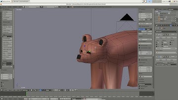 Blender modeling of a lowpo bear