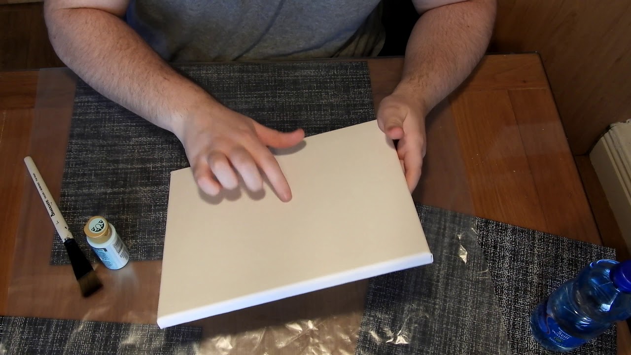 Tutorial How to Prepare a Canvas for an Acrylic Pour [4K] YouTube