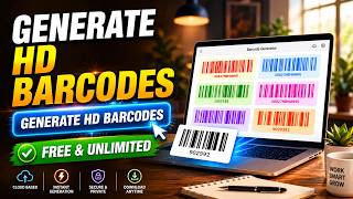 Generate Colorful HD Barcodes Online for Free | Online barcode generator AI