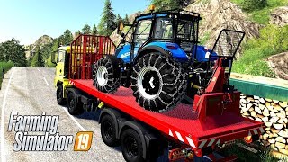 Farming simulator 2019 - New holland T5 and Tajfun EGV 80 AHK