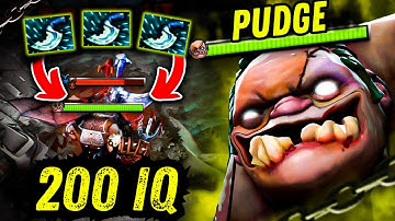 Pudge A True Hooking Prodigy! 9Min Blink Dagger Insane in Dota 2