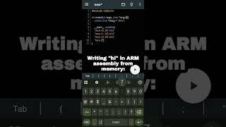 writing ARM assembly from memory #coding #fun