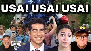 Jesse Watters Exposes Aoc Frat Boys Rock Michael Moore In A Panic