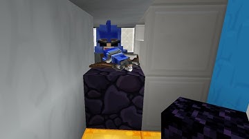 BUILDING OBSIDIAN TRAP in HIDING SPOT! - BedWars (BlockmanGo)