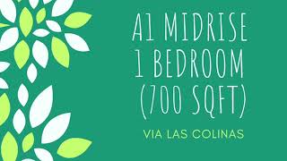 VLC A1 Midrise 1 Bedroom (700 sqft)