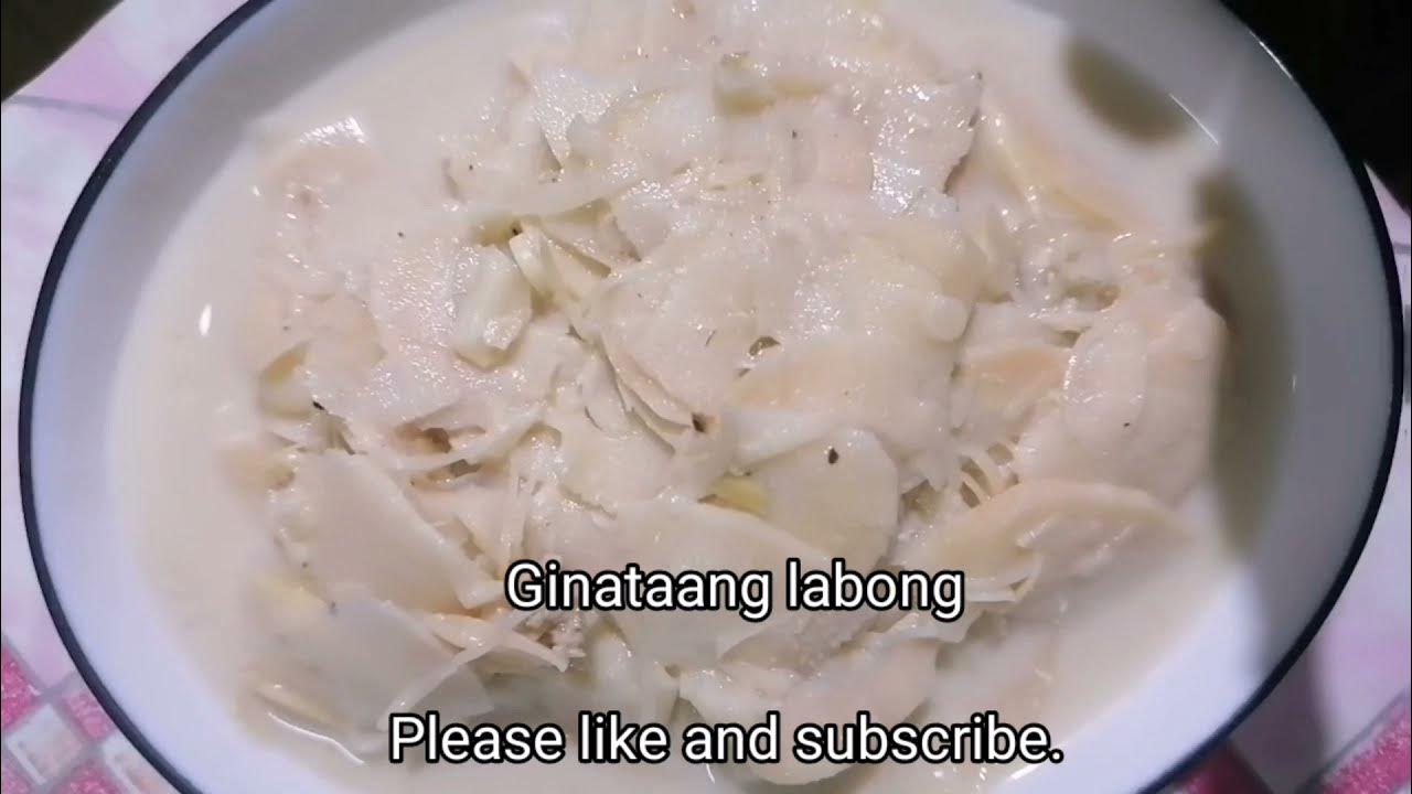 Ginataang labong/ bamboo shoots YouTube