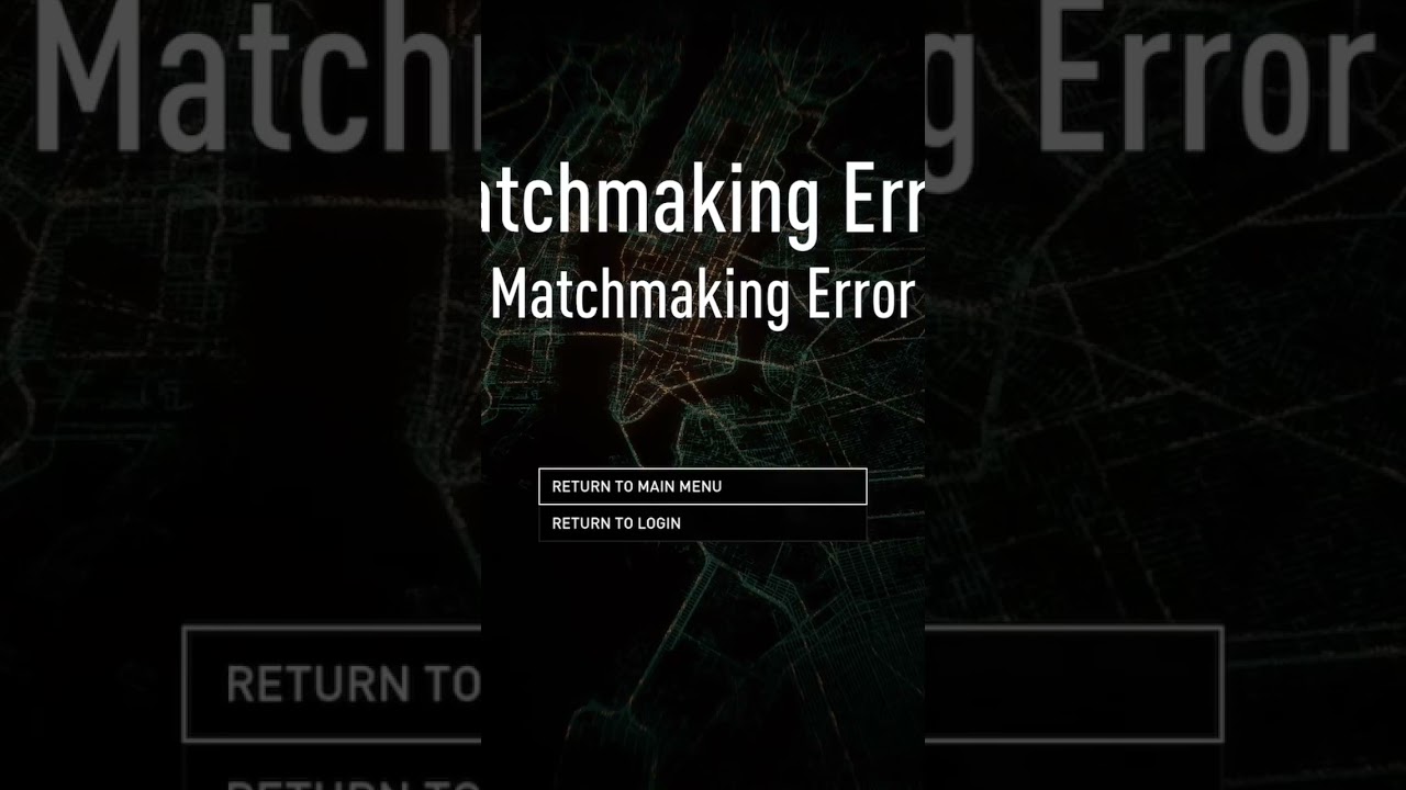 Matchmaking ERROR Still happening payday 3