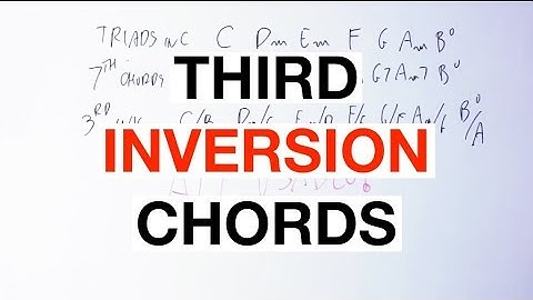 The MAGIC Of Third Inversion Chords [Chord Progression Music Theory]