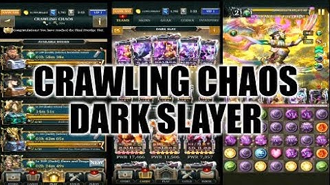 Legendary Game Of Heroes: Crawling Chaos Event Gameplay/Team Testing (Dark Slayer)