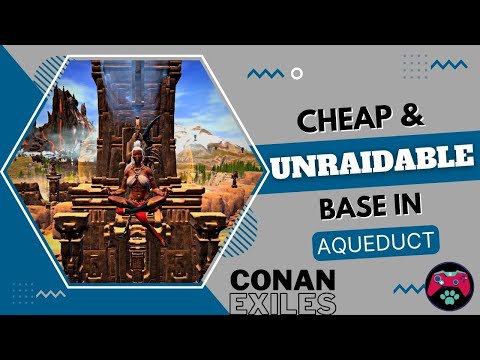 Cheap & Unraidable Base Inside The Southern Aqueduct | Unraidable On Official Or Privet-Conan Exiles