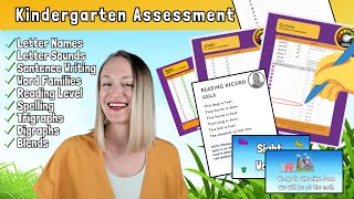 Kindergarten Assessment | Evaluation  | Literacy Test | Reading | Writing | Common Core