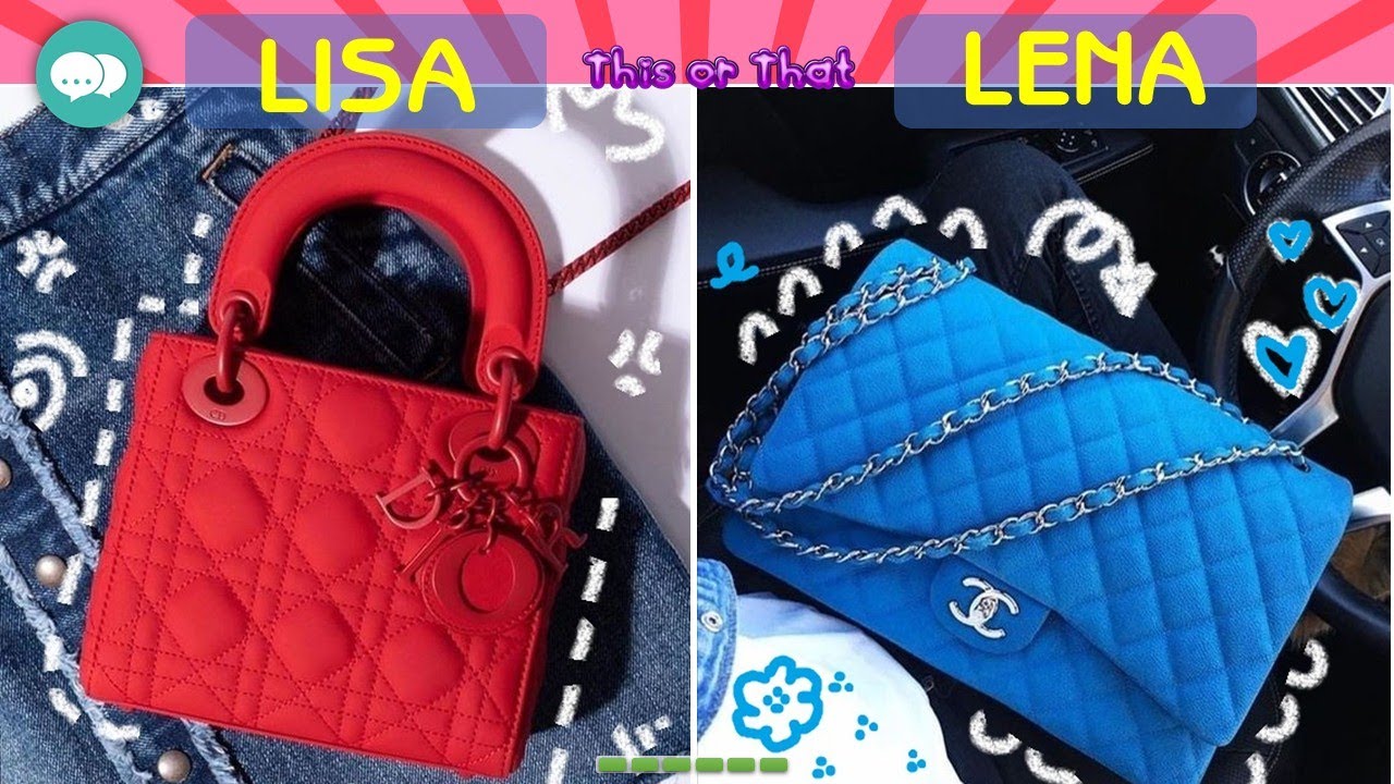 LISA OR LENA - Red VS Blue - Lifestyle & Fashion  -THIS OR THAT