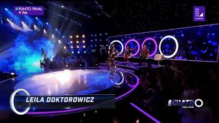 Los Cuatro Finalistas-Mil Horas-Leila Doktorowicz