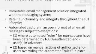 Capstone Email Management Implementation: Technical Perspective