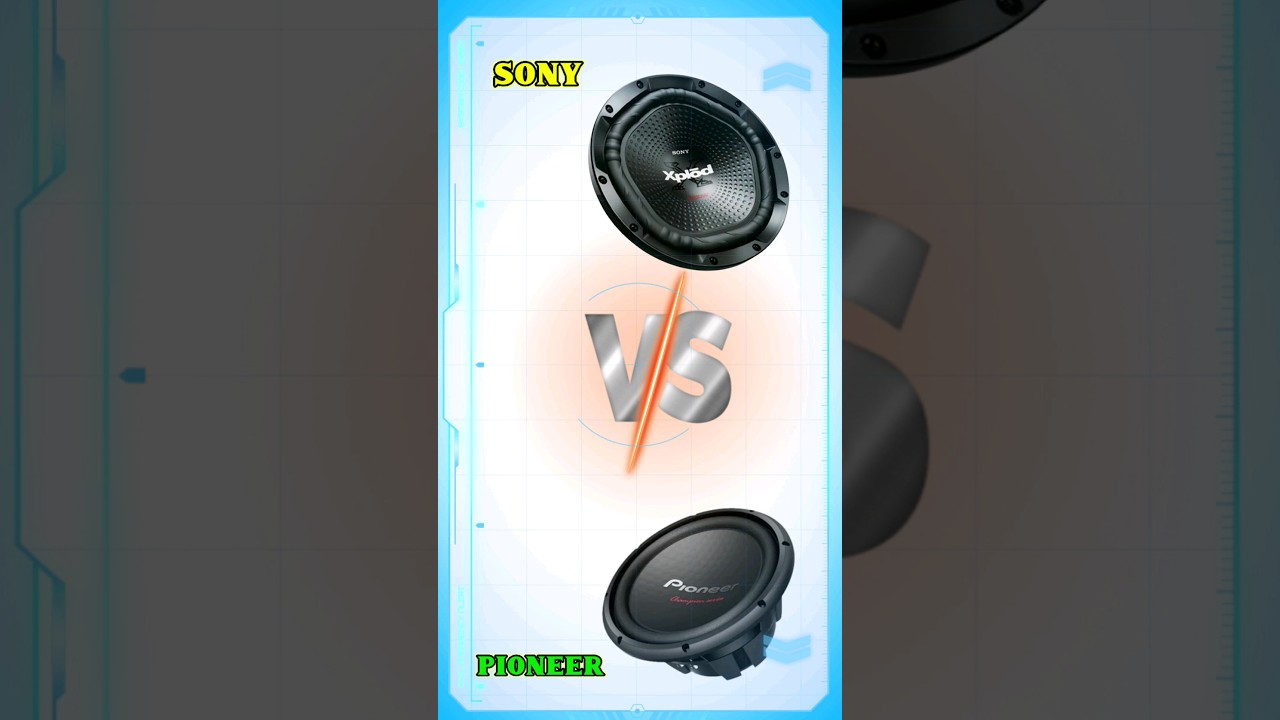 Pioneer vs Sony Subwoofer #redraudio #subwoofer #bass #pioneer #sony