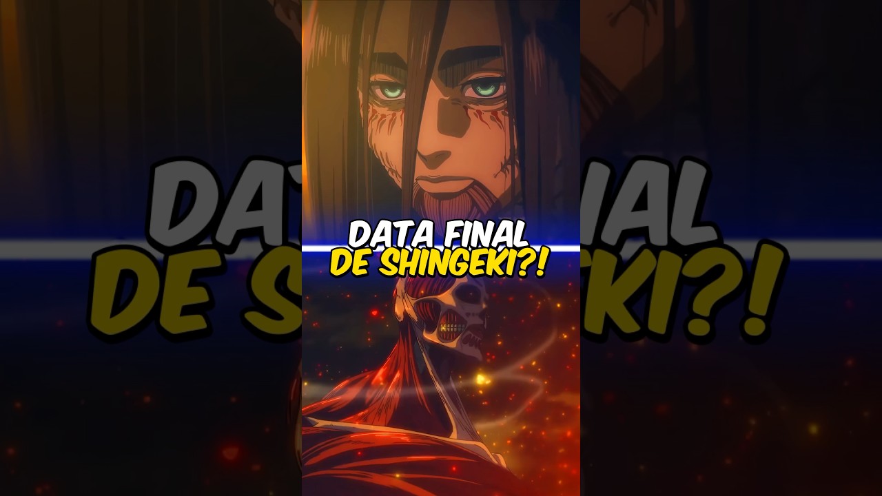 Data e Trailer Final de Attack on Titan? 😱🔥 