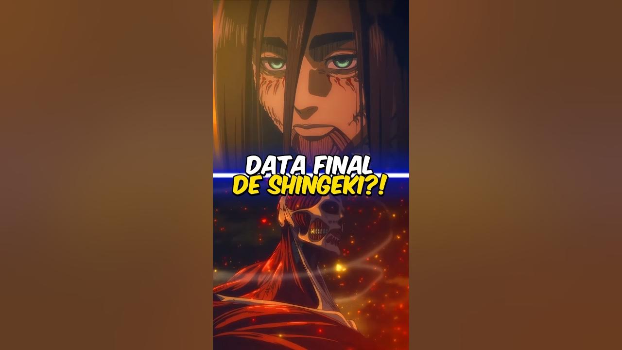 Data e Trailer Final de Attack on Titan? 😱🔥 