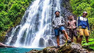 We Found a Hidden Waterfall Deep in the Forest! 🌿💦 #outdoors #adventure #offgrid