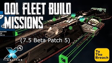 X4 Foundations MINI QoL Fleet Build Missions (7.5 Beta)