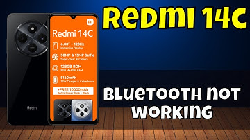 Bluetooth not working || How to solve the bluetooth problems || Bluetooth settings Redmi 14c