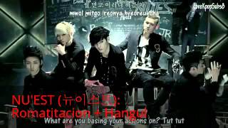 NU'EST: Face _ 【Romanization + Hangul】 ~ Sub in English (뉴이스트) [1st single] ¡☆!