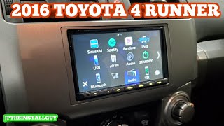 2016 TOYOTA 4 RUNNER RADIO REMOVAL AND KENWOOD DOUBLE DIN INSTALL
