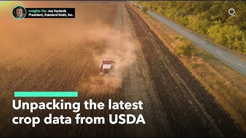 Unpacking the Latest USDA Crop Data