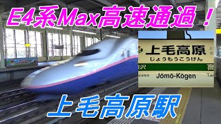 【E2・E4・E7も来る】上毛高原駅の通過率を検証！