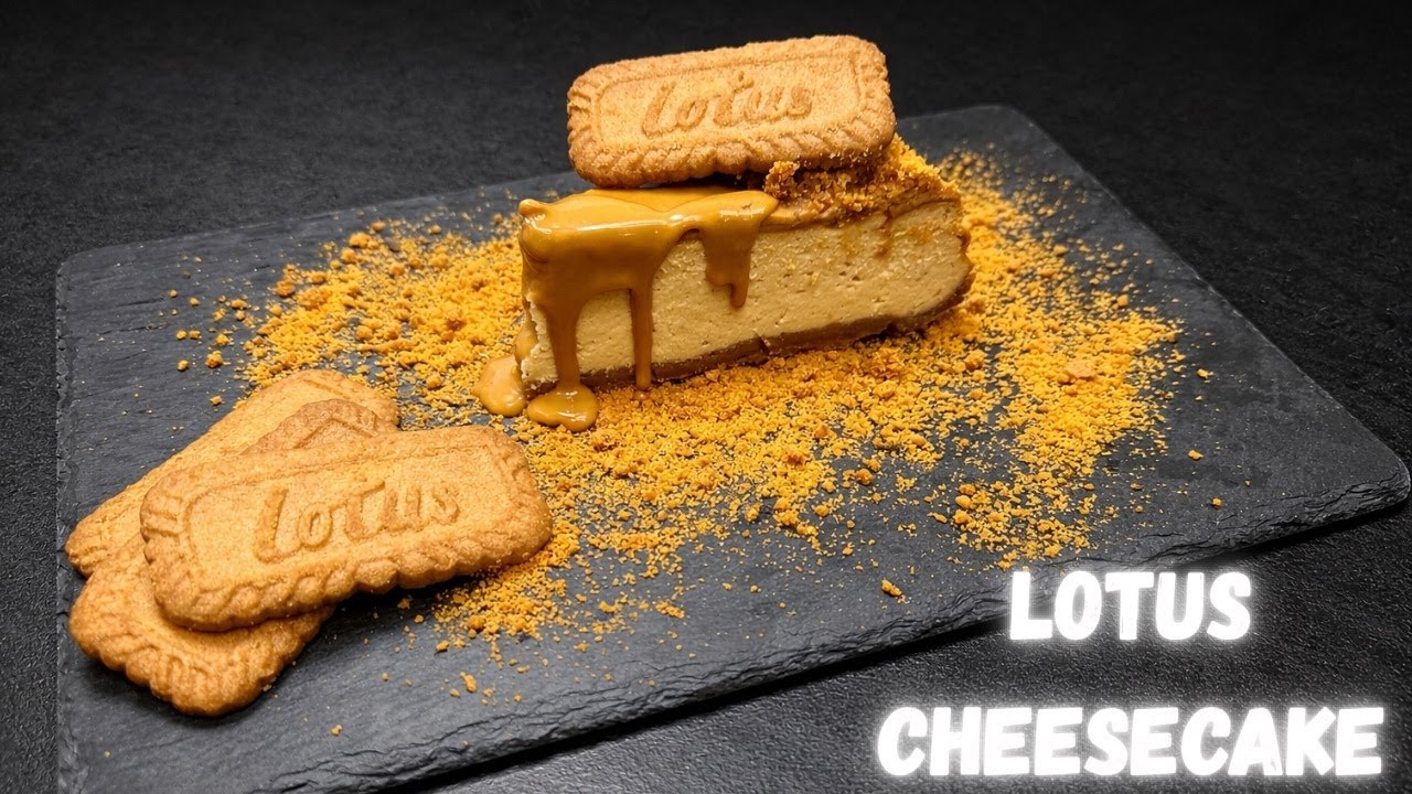 The BEST Lotus Biscoff Cheesecake (So Easy!)