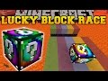 Minecraft: RAINBOW DIMENSION LUCKY BLOCK RACE - Lucky Block Mod - Modded Mini-Game