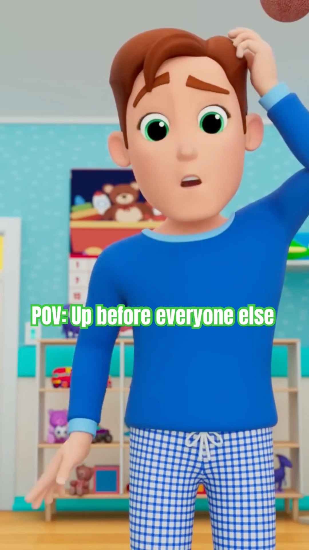 Wait! This is confusing… you were a late ? #nurseryrhymes #babyjohn #toddlers