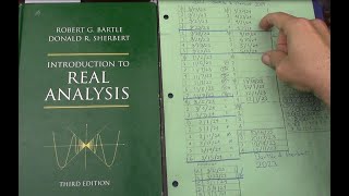 123 Real Analysis May 2024 Bartle and Sherbert Ch 7 App C D E Reading