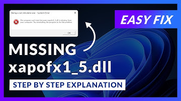xapofx1_5.dll Error Windows 11 | 2x FIX | 2023