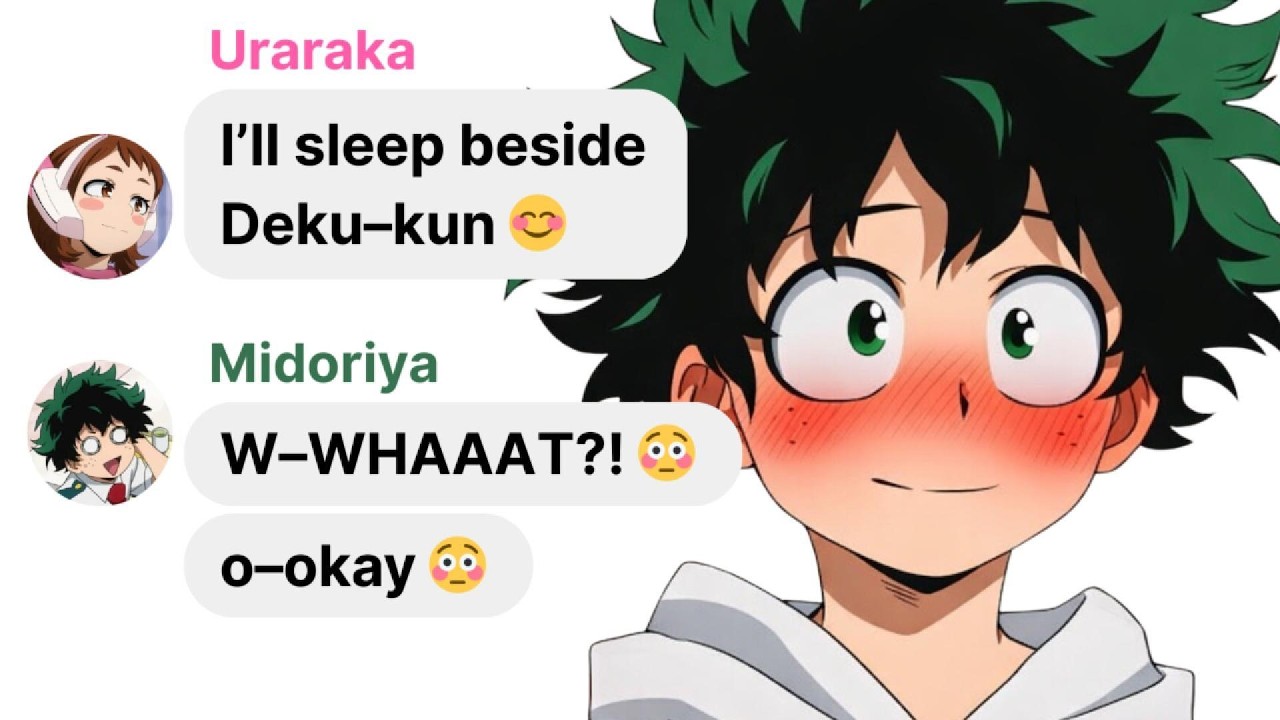 POV: What if Midoriya and Uraraka Had a Sleepover Together | My Hero Academia IG DM Skit