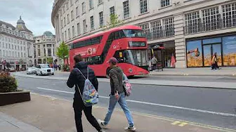 Walking along Regent Street