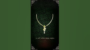 Elegant Gold Necklace | Jewelry Animated post | Motion graphic