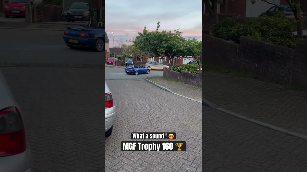 MGF Trophy 160: K series grunt ! 😍  