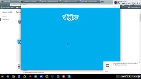 how to install skype on chromebook